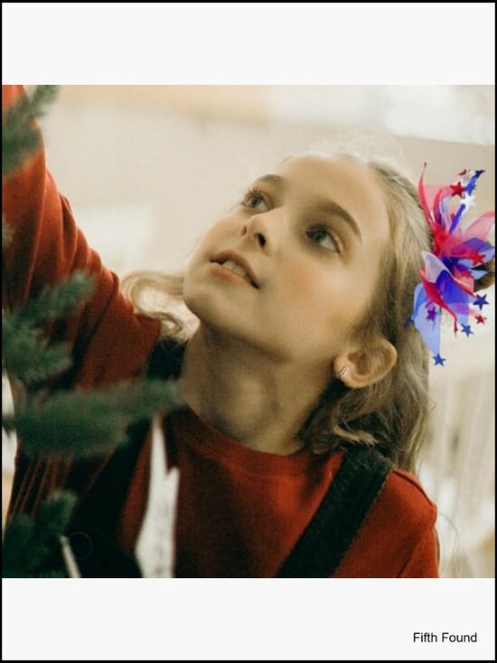 Patriotic Scrunchies Set - Hair Ties for Women main image 4